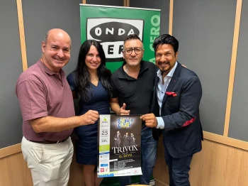 Entrevista hoy en Onda Cero con Luz Sigüenza y Miguel Noguera concierto 25 de Oct Plaza Benalua - Alicante