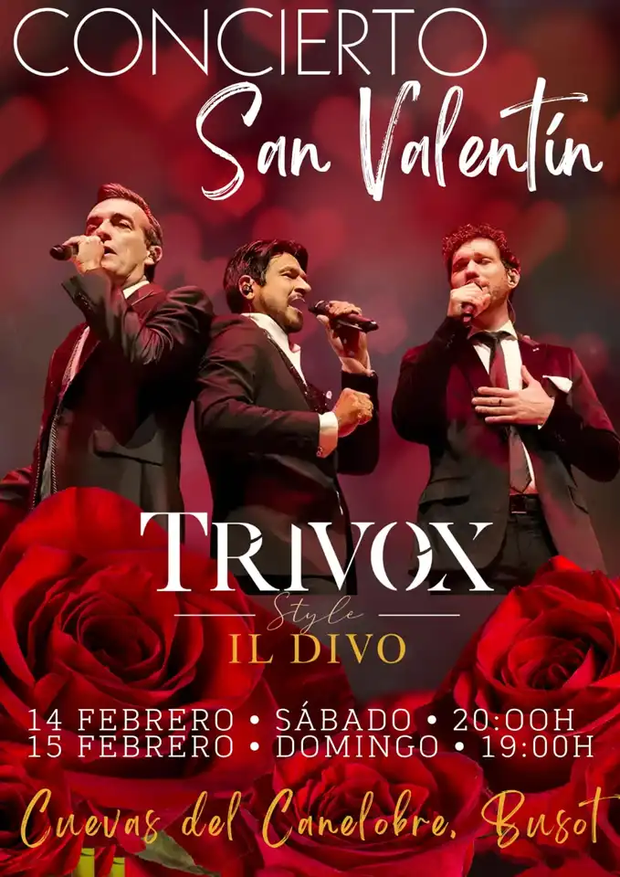 Concierto San Valentín - Cuevas Del Canelobre